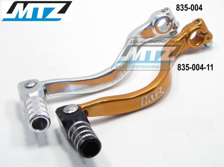 Řadička (řadicí páka) Suzuki RM80+RM85 / 89-22 - stříbrná