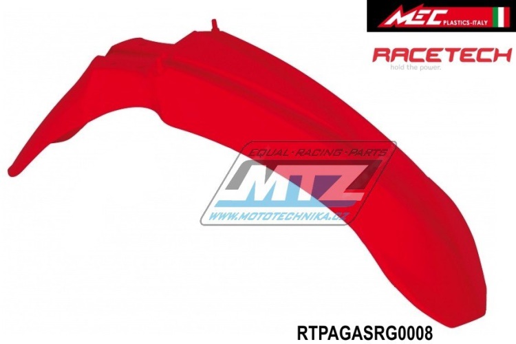 Blatník přední Gas-Gas EC125+EC200+EC250+EC300+EC450F + MC+FSR125+200+250+300+450 / 07-10 - červený