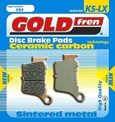 brzdové obložení zadní GOLDFREN K5-LX