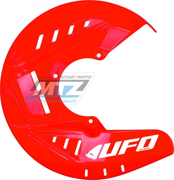 Kryt předního brzdového kotouče UFO - červený
