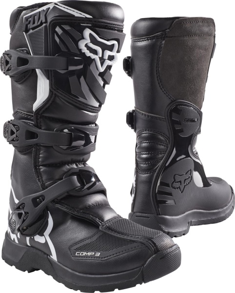 Fox Racing Comp 3 Youth Boots černé