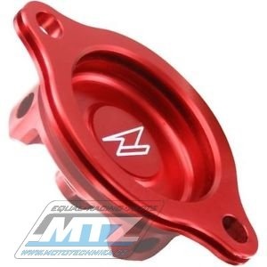 Víko olejového filtru - ZETA ZE90-1073 - Honda CRF450R / 02-08 + CRF450X / 05-17 - červené