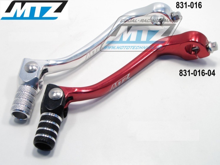 Řadička (řadicí páka) Honda CRF450R / 02-08 - stříbrná
