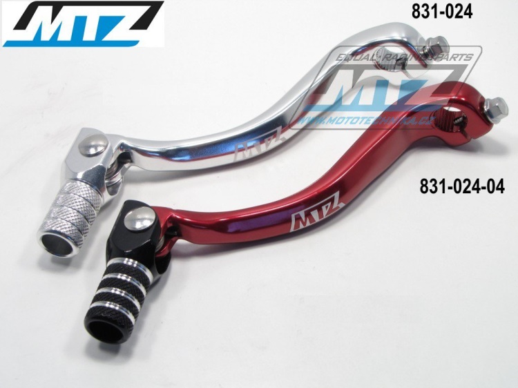 Řadička (řadicí páka) Honda CRF250R / 10-17 - stříbrná