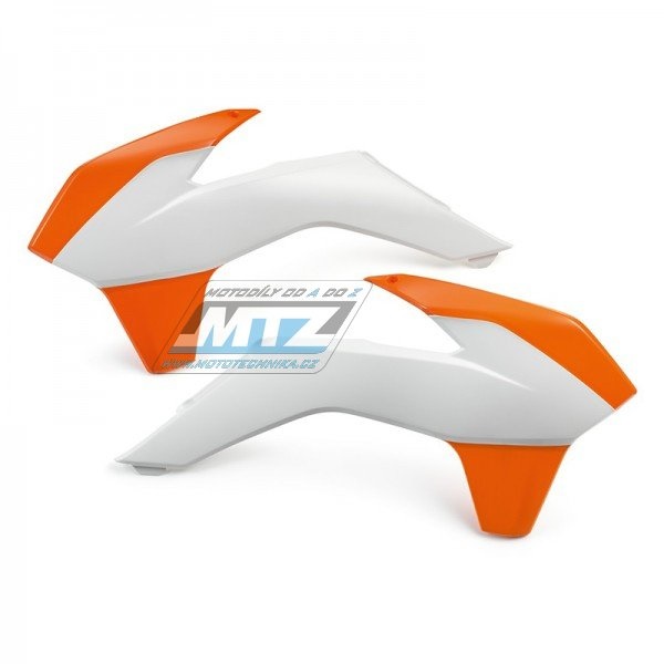 Spojlery KTM 125SX+150SX / 13-15 + 250SX / 13-16 + 250SXF+350SXF+450SXF / 13-15 + 125EXC+200EXC+250EXC+300EXC / 14-16 + 250EXCF+350EXCF+450EXC+500EXC / 14-16  - barva oranžovo-bílá