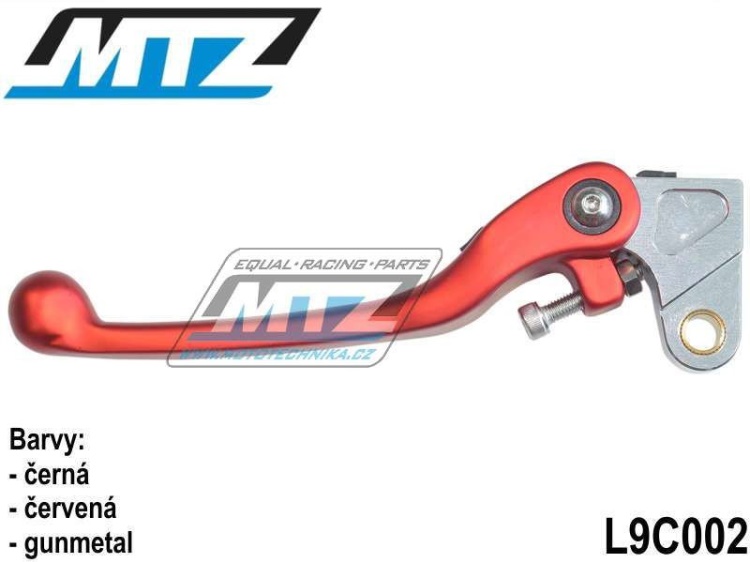 Páčka spojky FLEX Honda CR125+CR250 / 04-07 + CRF250R / 04-25 + CRF450R / 04-20 + CRF250RX+CRF450RX+CRF450L - černá