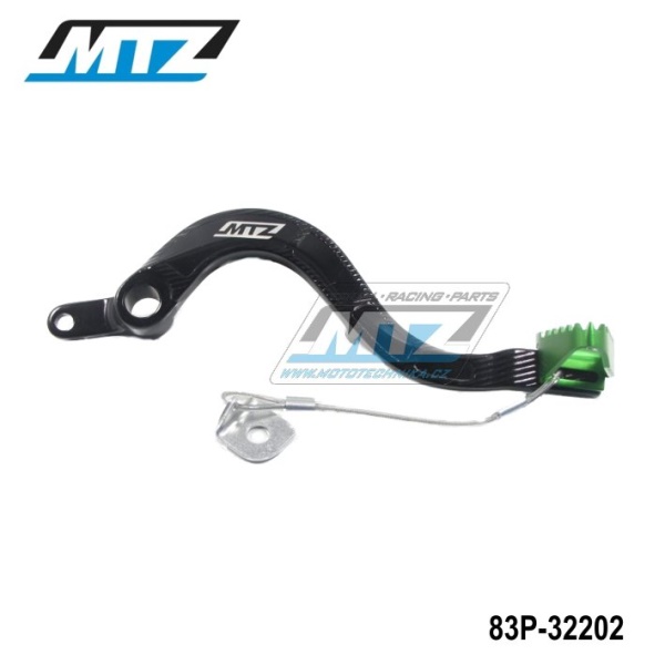 Pedál brzdy Kawasaki KXF450+KX450 / 06-20 + KLX450R / 06-20 - černý