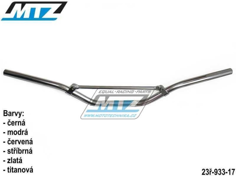 Řidítka s hrazdou (průměr 22mm) MTZ - titanové