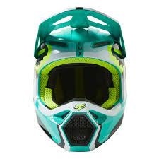 helma Fox Racing Kids V1 Leed Teal 2023