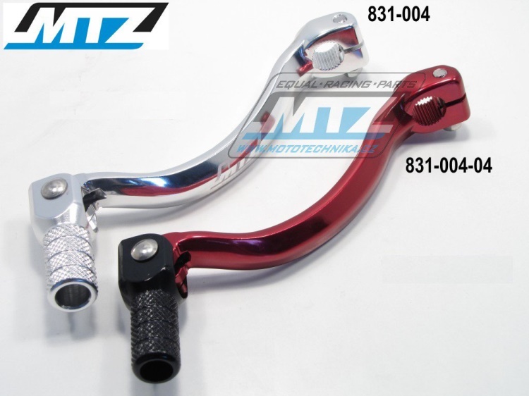 Řadička (řadicí páka) Honda CR125 / 83-07 - stříbrná