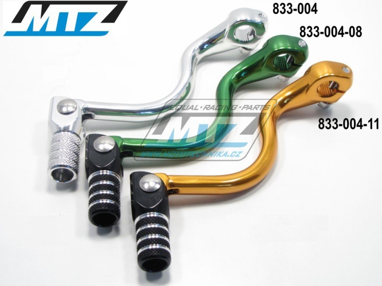 Řadička (řadicí páka) Kawasaki KX250 + KX500 / 94-03 - zelená