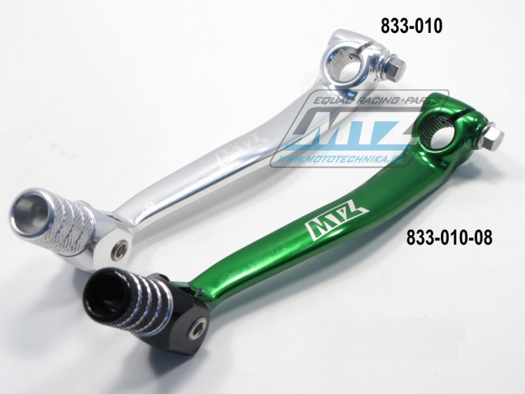 Řadička (řadicí páka) Kawasaki KXF450 / 09-15 - zelená