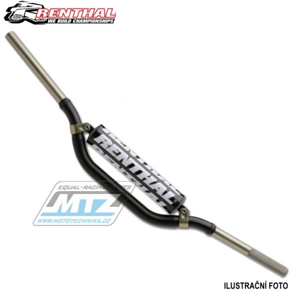Řidítka Renthal 99901 TwinWall (1 1/8” = 28,6 mm) - stříbrné/titanové