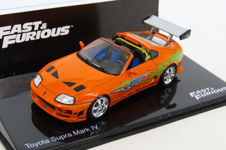 Toyota Supra Mark IV Rychle a Zběsile Fast Furious DeAgostini 1:43 