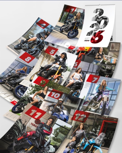 Charitativní kalendář 2026 Yamaha