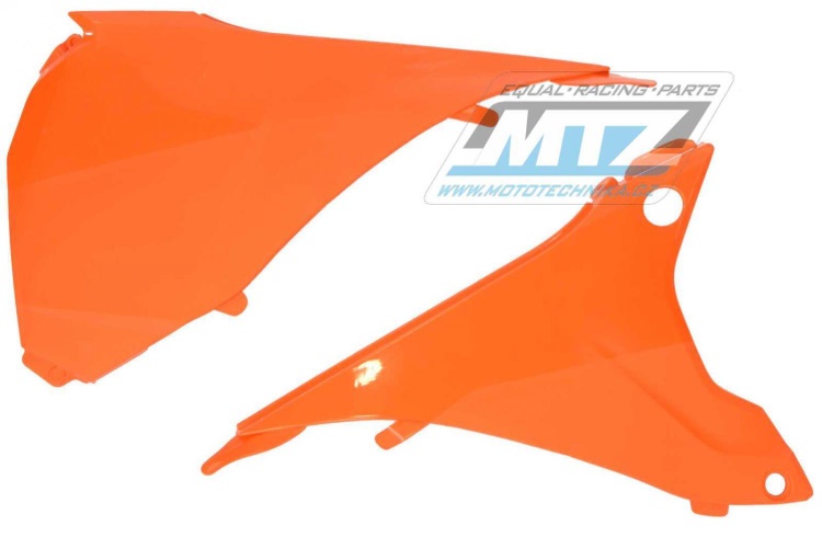 Kryty air-boxu KTM 125+200+250+300EXC / 14-16 + 250+350+450+500EXCF / 14-16 - barva oranžová