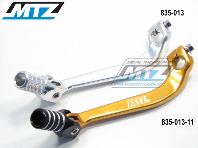 Řadička (řadicí páka) Suzuki RMZ250 / 10-24 - zlatá