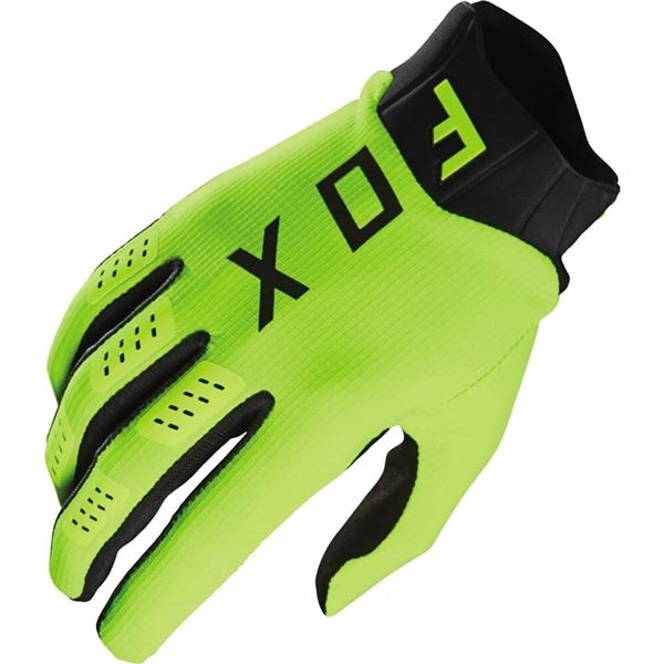 rukavice FOX Flexair 2022 Yellow Fluo