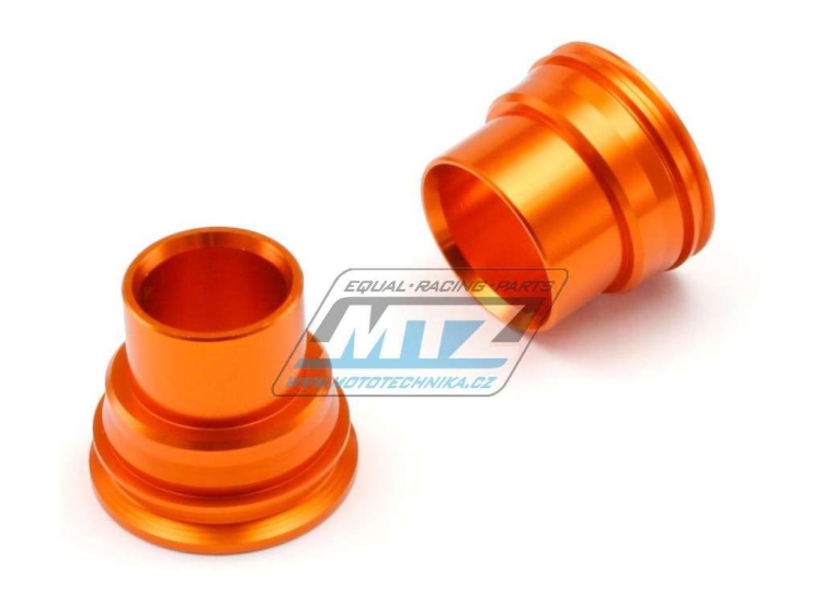 Rozpěrky na osu předního kola ZETA ZE93-3814 - Husaberg FE+FX+TE + Husqvarna FC+FE+TC+TE + KTM SX+SXF+EXC+EXCF+EXCR+XCF + KTM 690 Enduro+690SMC + Husqvarna 701 Enduro+701 Supermoto - oranžové