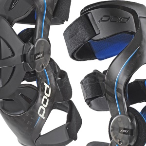 Ortézy na kolena pro motokros POD K8 Knee Brace Carbon L