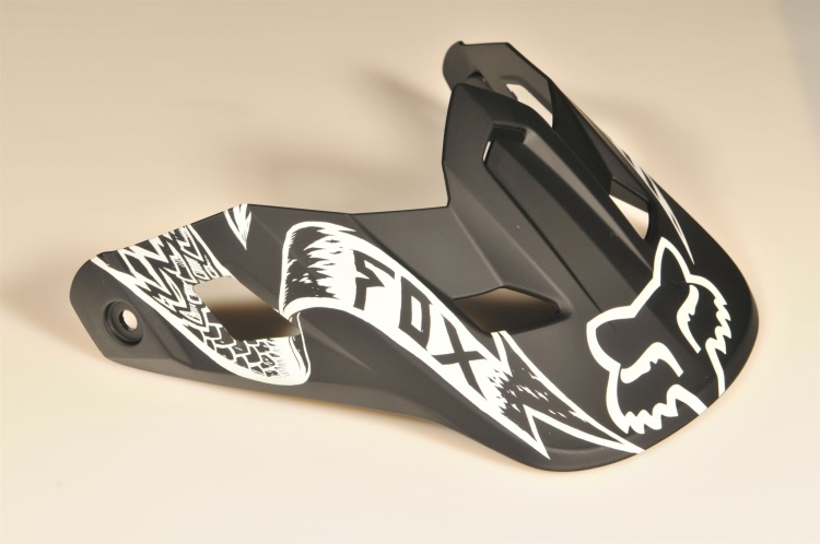 Náhradní kšilt Fox V2 Valkari Hlmt Visor Black OS