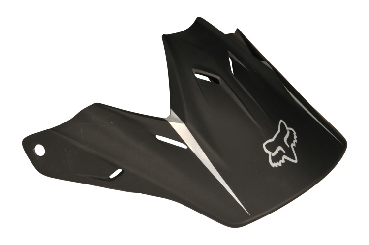Náhradní kšilt Fox V3 Carbon Matte Helmet Visor Matte Black OS