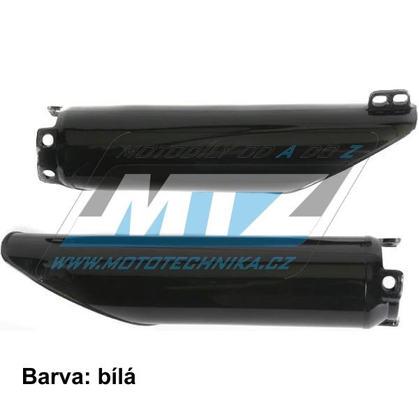 Kryty předních vidlic  Husqvarna TC125+TC250 + FC250+350+450 / 14 + TE125+250+300 + FE250+350+450+501 / 14-15 - barva bílá