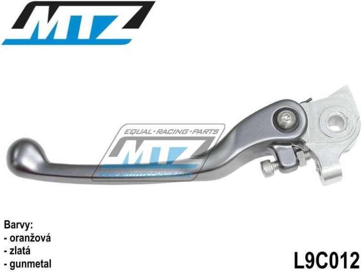 Páčka spojky FLEX KTM SX+SXF+EXC+EXCF + Husqvarna FC+FE+TC+TE + Husaberg FE+TE + Beta RR + Sherco SE+SEF+SC+SCF + TM EN+MX - oranžová