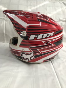 motokrosová helma dětská FOX V1 YXS, červená