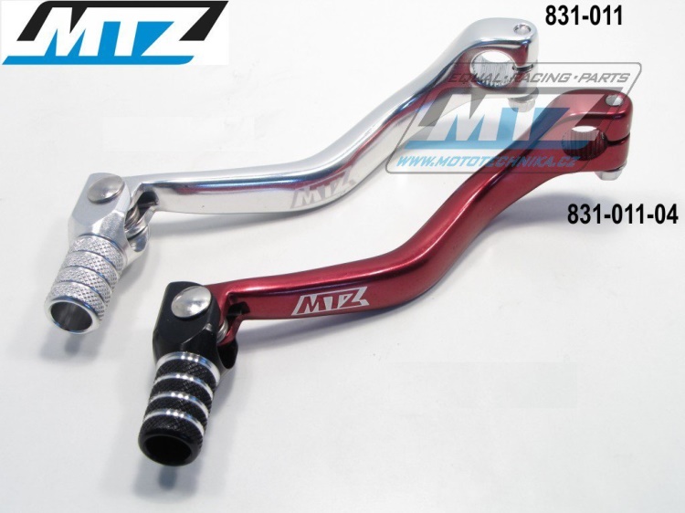Řadička (řadicí páka) Honda CR250 / 04-07 - stříbrná