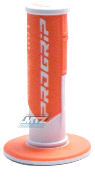 Rukojeti/Gripy Progrip 801 - FLUO oranžovo-bílé