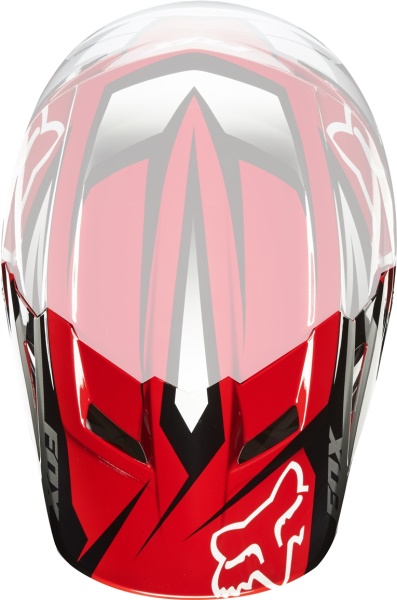 kšilt 2014 V1 Race Helmet Visor  Red 2XS/XS