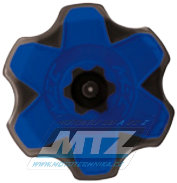 Víčko nádrže MEC modro-černé Yamaha YZF250+400+426+450 +WRF400+426 +YZ125+250 + Kawasaki KXF250