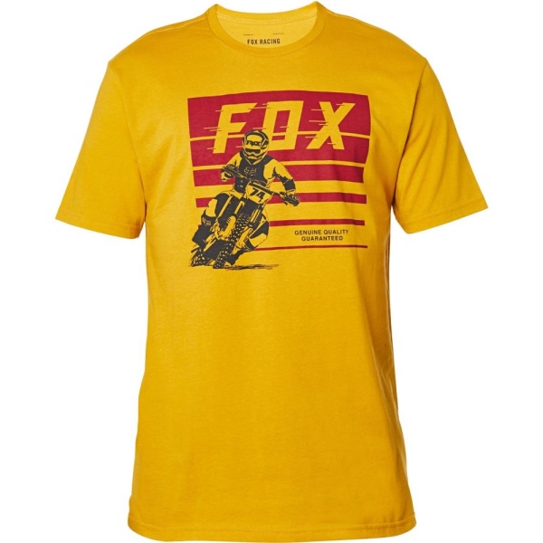 Triko Fox Advantage Ss Premium Tee Mustard  L