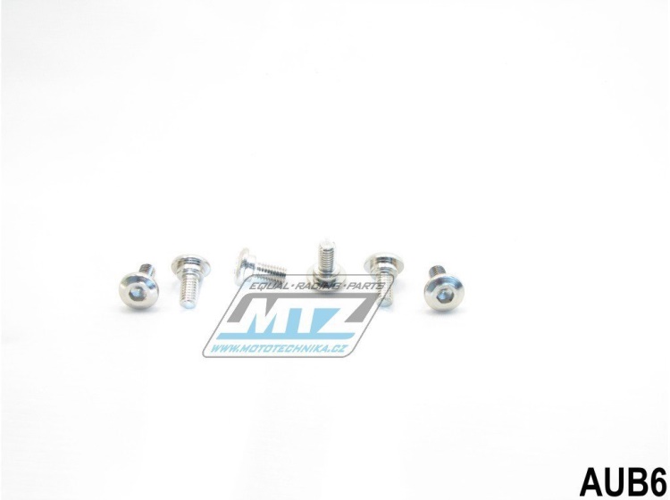 Šrouby brzdového kotouče Suzuki (RM+RMZ), Kawasaki (KX+KXF), Husqvarna  (sada 4ks)