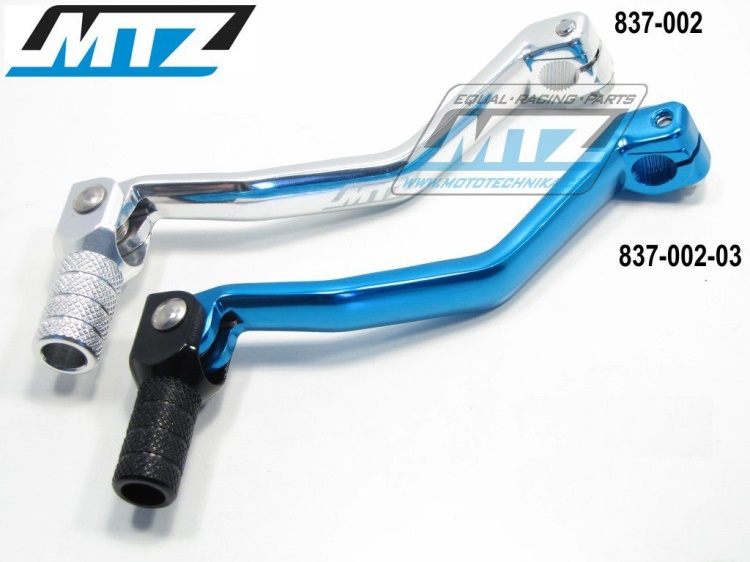 Řadička (řadicí páka) Yamaha YZF450 / 03-05 + AJP PR5 - modrá