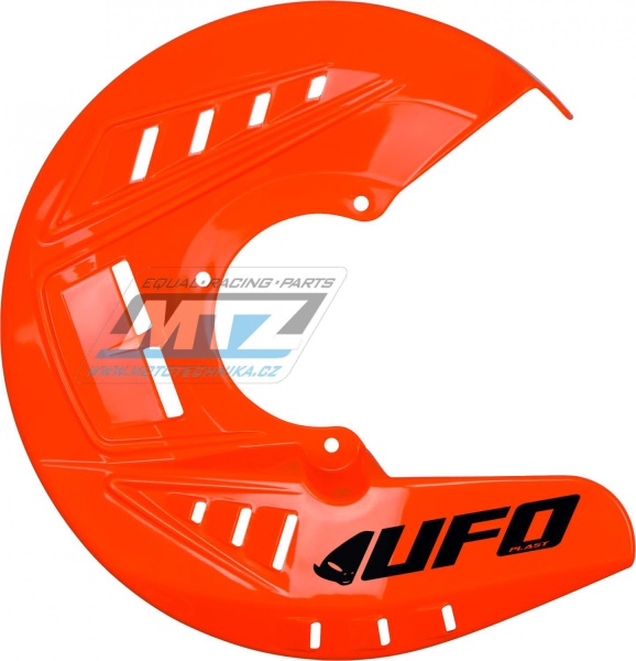 Kryt předního brzdového kotouče UFO - oranžový