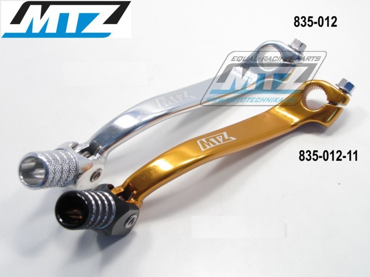Řadička (řadicí páka) Suzuki RMZ450 / 08-24 + RMX450Z / 10-19 - stříbrná
