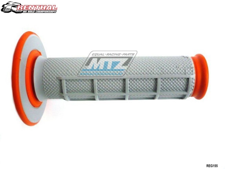Rukojeti Renthal G155 Dual Diamond-Waffle (oranžovo-šedé)