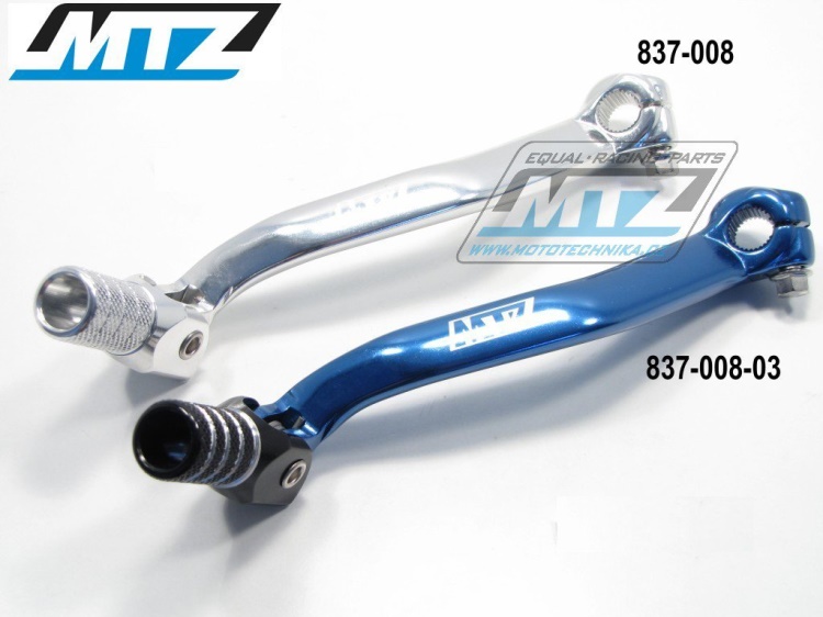 Řadička (řadicí páka) Yamaha YZ125 / 05-24 + Fantic XE125 - modrá