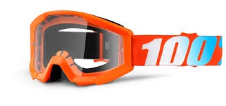 brýle dětské 100% Strata Orange čiré sklo 