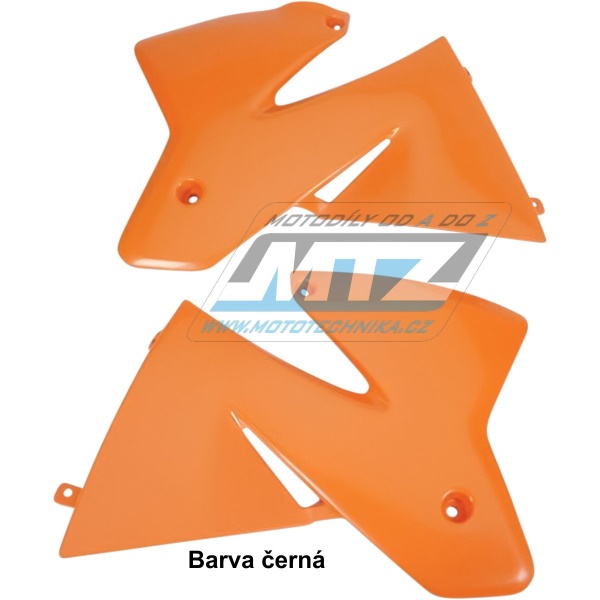 Spojlery KTM 125+250+380SX + 125+200+250+300+380EXC / 98-00 + 400+450+520EXC+SX / 00 - barva černá