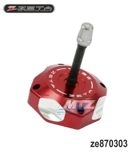 Víčko nádrže - ZETA ZE87-0303 - Honda CR85 / 00-07 + CRF150R / 07-24 - červené