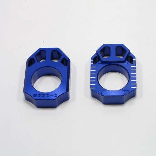Dorazy osy zadního kola ZETA ZE93-5332 - Yamaha YZF250 / 09-11 + YZF450 / 09 - modré