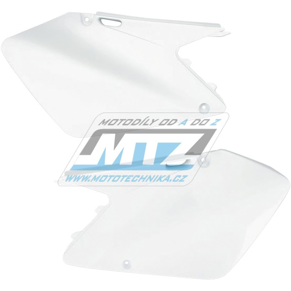 Bočnice Suzuki RM125+RM250 / 01-05 - barva bílá