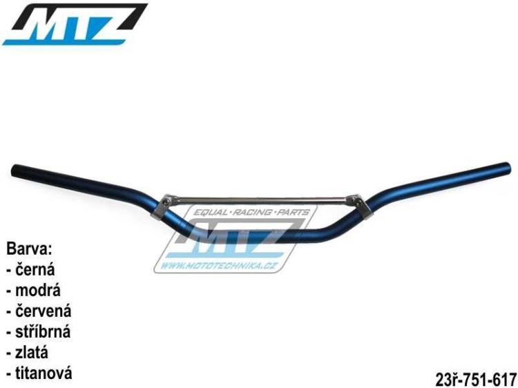Řidítka s hrazdou (průměr 22mm) MTZ - titanové