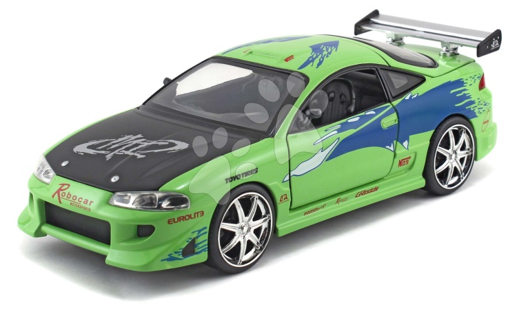 Mitsubishi Eclipse Rychle a Zběsile Fast Furious DeAgostini 1:43 