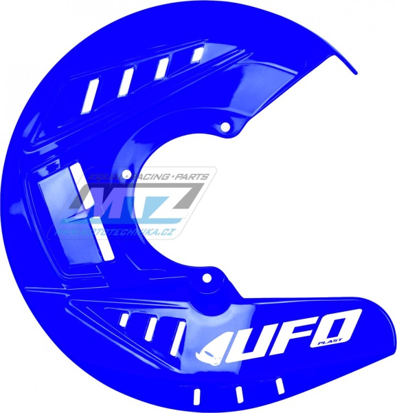 Kryt předního brzdového kotouče UFO - modrý