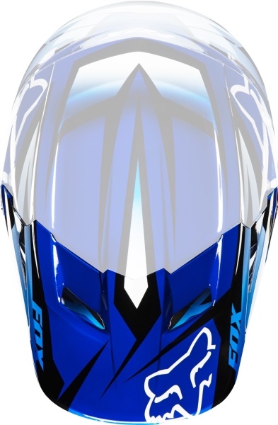 kšilt 2014 V1 Race Helmet Visor  Blue 2XS/XS