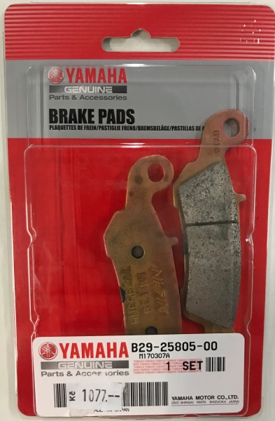brzdové obložení přední originál YAMAHA YZ125/250 07-18